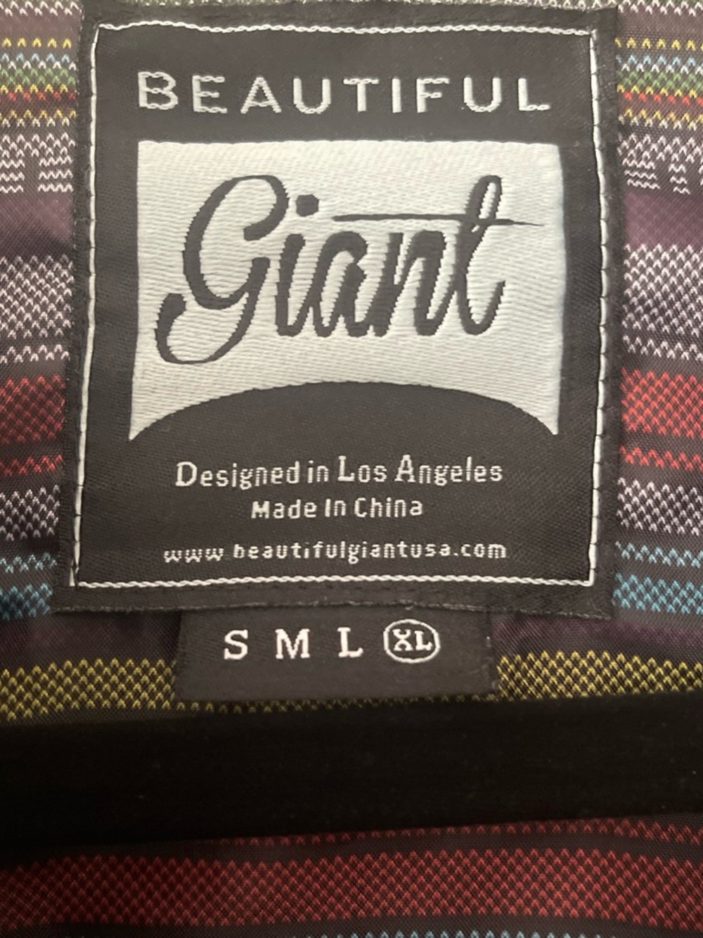 Beautiful Giant Men’s Windbreaker Jacket - Multicolor Stripes